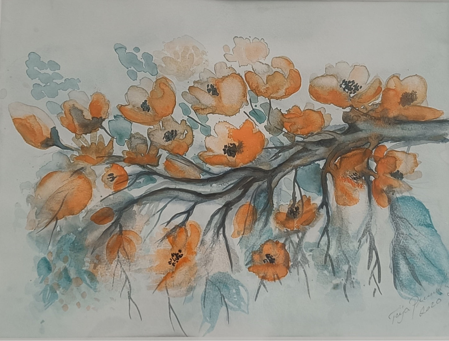 Keskipäivän hehku (30x42)