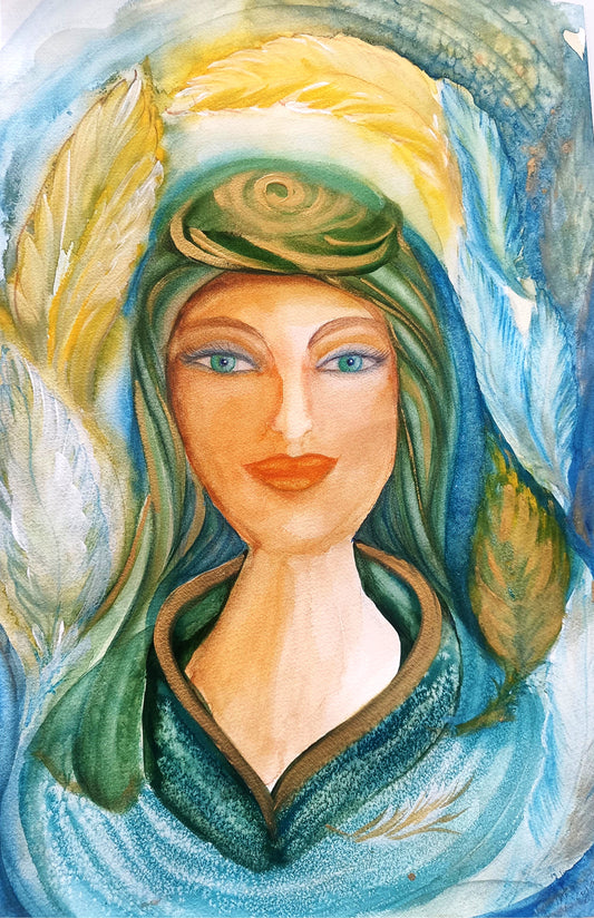 Healing- enkeli (45,5 x 30)