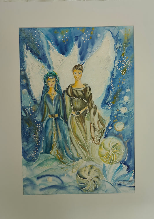 Yhdessä valossa (37 x 55)