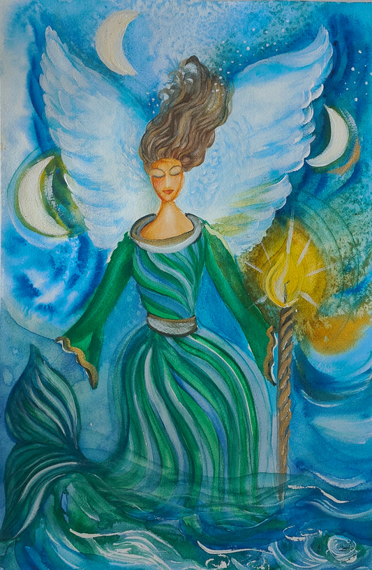 Veden lumoava valtiatar (30x45)