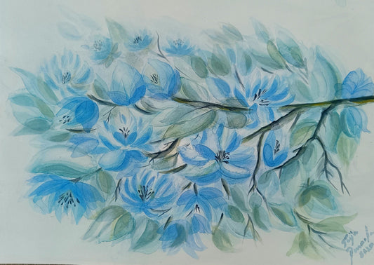 Silkki kukat (30x42)